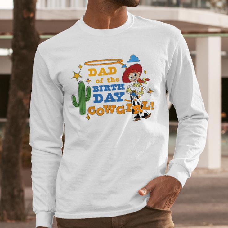 Disney And Pixar's Toy Story Dad Of The Birthday Cowgirl Men Long Sleeve T-Shirt