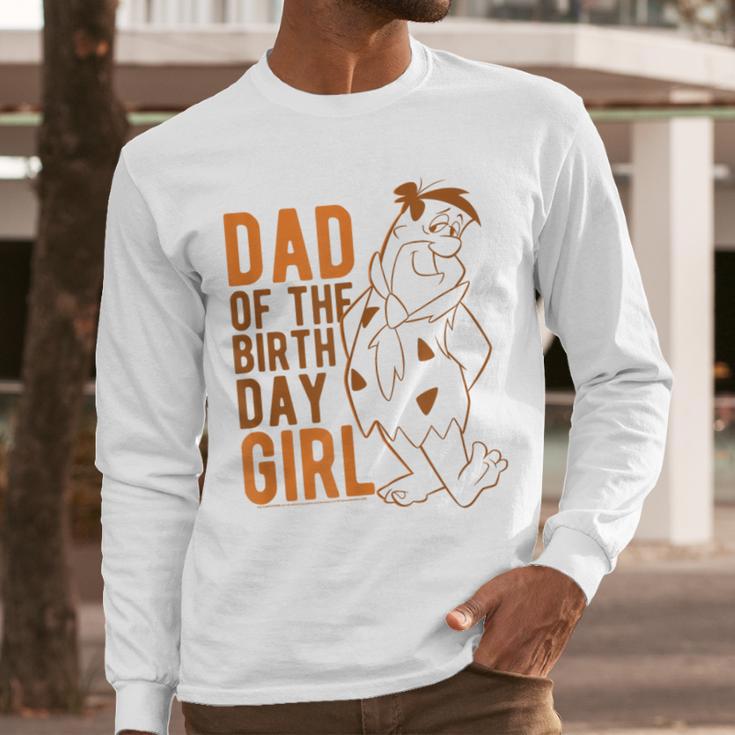 The Flintstones Fred Flintstone Dad Of The Birthday Girl Men Long Sleeve T-Shirt