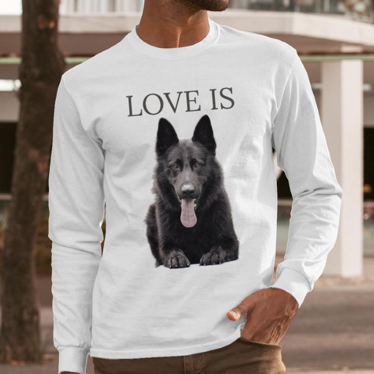 German Shepherd Shirt Shepard TShirt Dog Mom Dad Love Men Long Sleeve T-Shirt