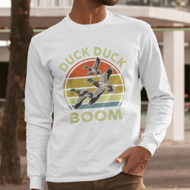 Hunting-Shirt Duck Boom Hunter Dad Grandpa Men Men Long Sleeve T-Shirt Hunting-Shirt Duck Boom Hunter Dad Grandpa Men Men Long Sleeve T-Shirt