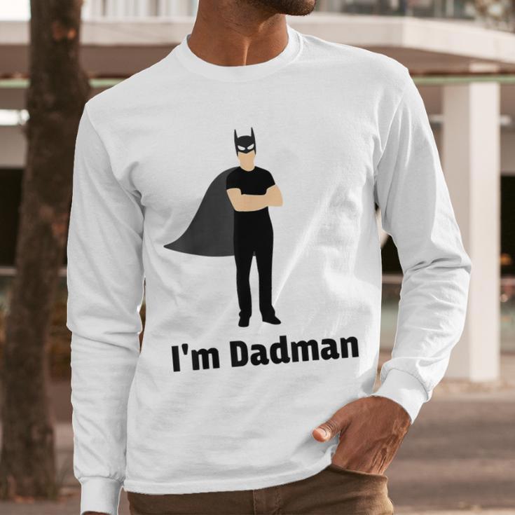 I'm Dadman Superhero Dad Father's Day Men Long Sleeve T-Shirt