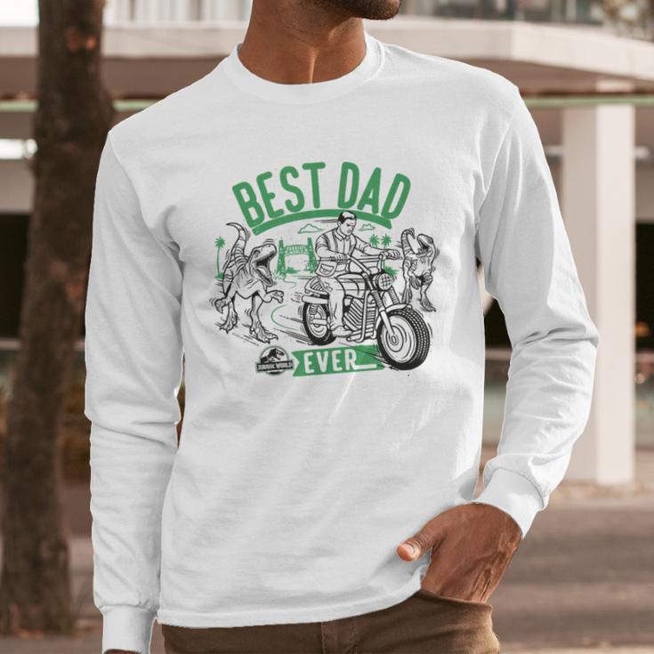 Jurassic World Best Dad Ever Men Long Sleeve T-Shirt