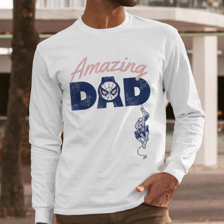 Marvel Spider-Man Father's Day Amazing Dad Retro Men Long Sleeve T-Shirt