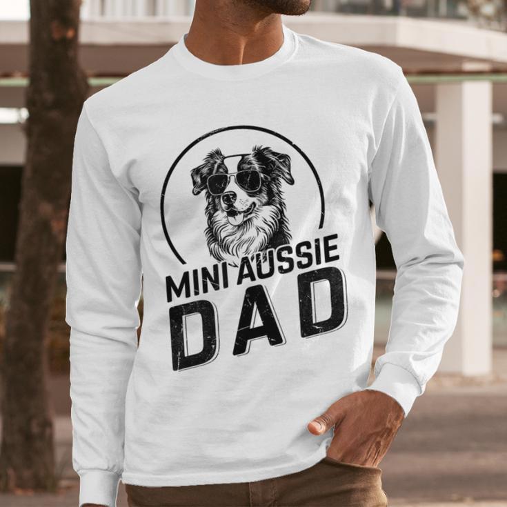 Mini Aussie Dad Dog Owner For Men Dad Christmas Men Long Sleeve T-Shirt Mini Aussie Dad Dog Owner For Men Dad Christmas Men Long Sleeve T-Shirt