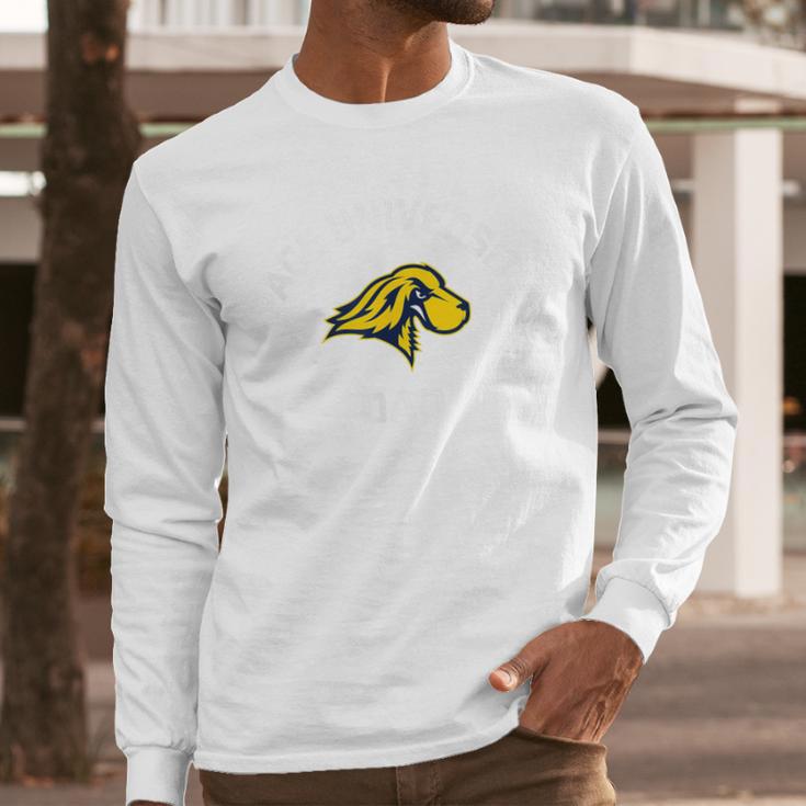 Pace University Setters Arched Dad Men Long Sleeve T-Shirt