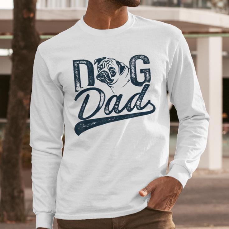 Pug Dog Dad Men Men Long Sleeve T-Shirt