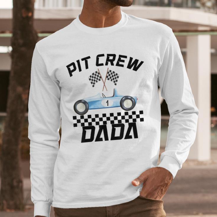 Race Car Racing Family Dada Pit Crew Birthday Party Men Long Sleeve T-Shirt Race Car Racing Family Dada Pit Crew Birthday Party Men Long Sleeve T-Shirt