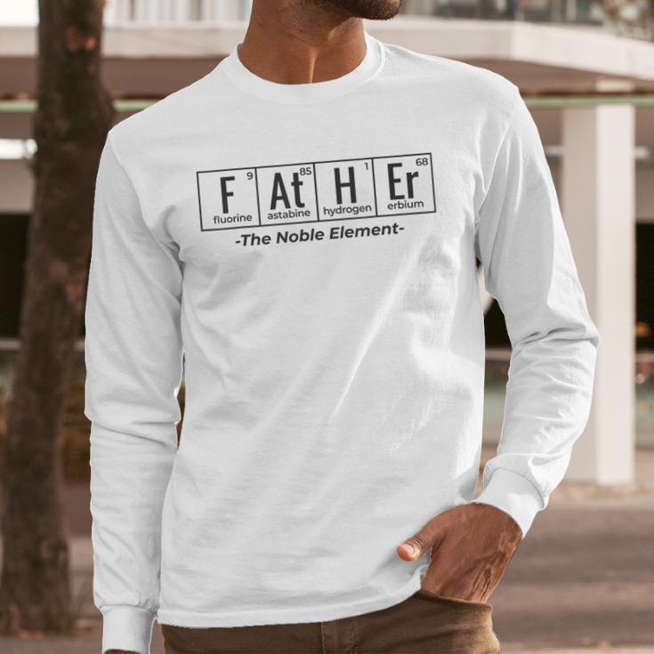 Science Nerd Dad Fathers Day Element Periodic Table Men Long Sleeve T-Shirt Science Nerd Dad Fathers Day Element Periodic Table Men Long Sleeve T-Shirt
