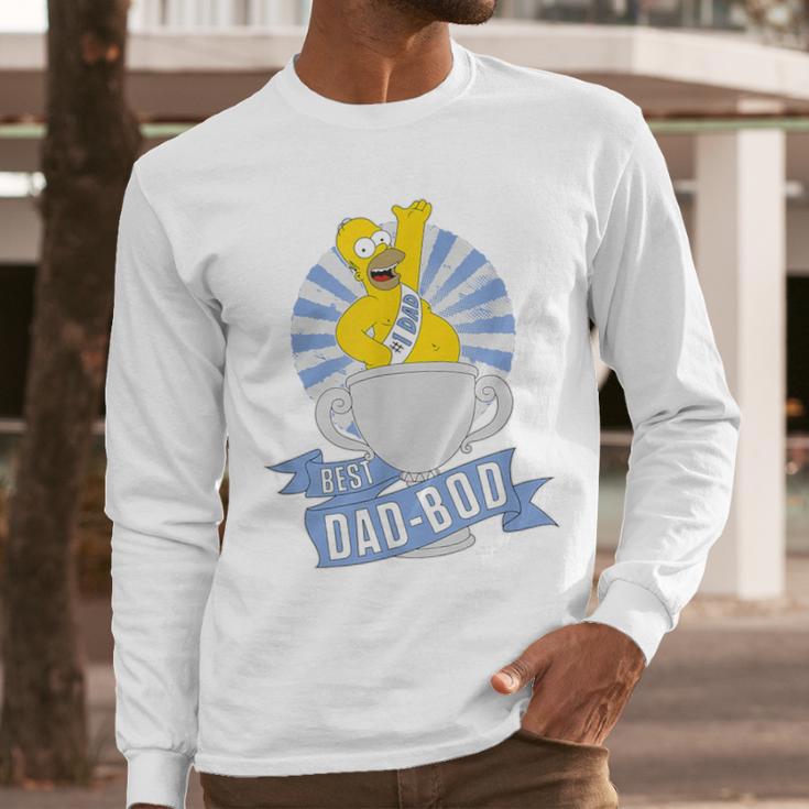 The Simpsons Father's Day Homer Best Dad BOD Men Long Sleeve T-Shirt