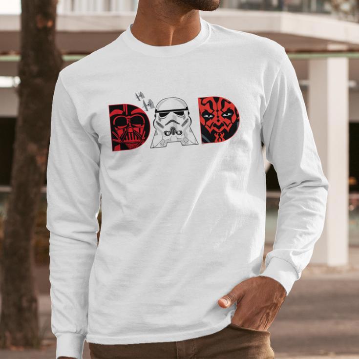 Star Wars Darth Vader Darth Maul Dad Father's Day Birthday Men Long Sleeve T-Shirt