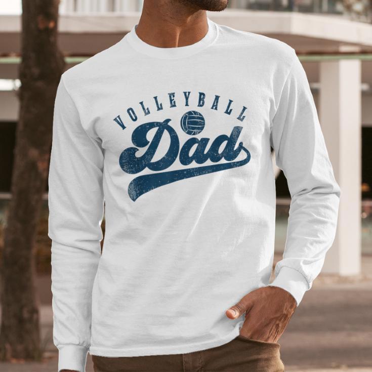 Volleyball Dad Daddy Father's Day Men Long Sleeve T-Shirt