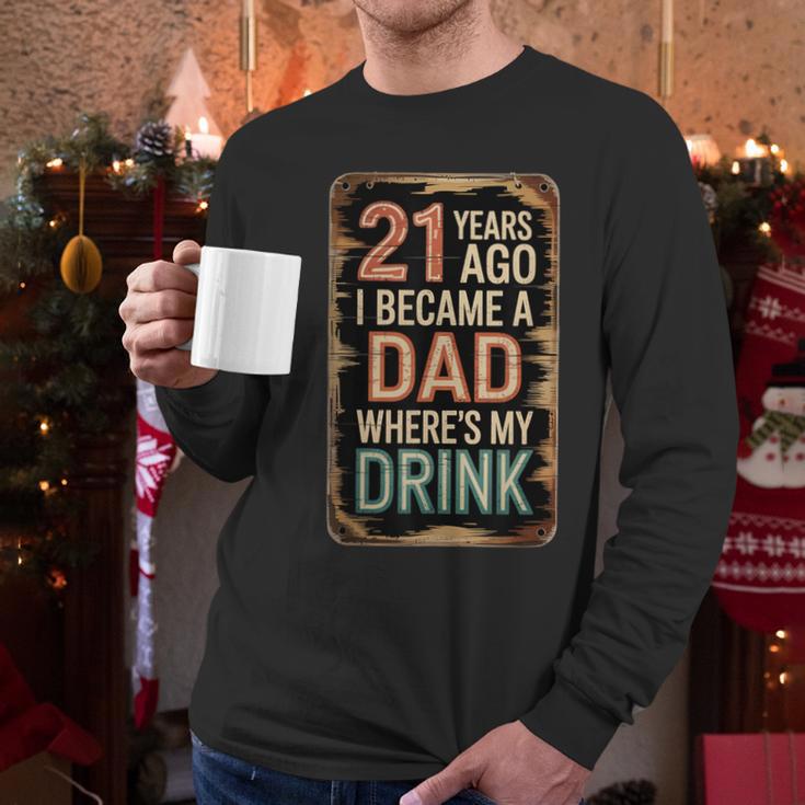 21st Birthday For Dad 21 Year Old Child Son Daughter Men Long Sleeve T-Shirt 21st Birthday For Dad 21 Year Old Child Son Daughter Men Long Sleeve T-Shirt
