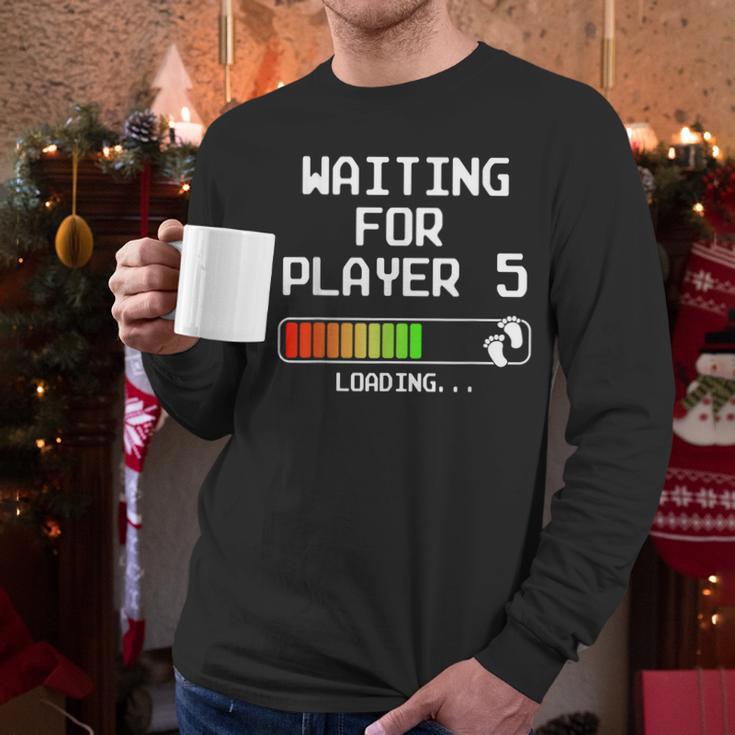 3rd Time Dad Mom Waiting For Player 5 Baby 3 Announcement Men Long Sleeve T-Shirt 3rd Time Dad Mom Waiting For Player 5 Baby 3 Announcement Men Long Sleeve T-Shirt