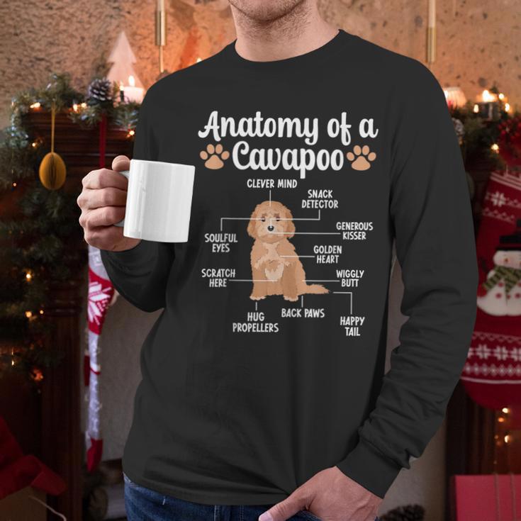 Anatomy Of A Cavapoo Dog Cavapoo Owner Cavapoo Dad Men Long Sleeve T-Shirt Anatomy Of A Cavapoo Dog Cavapoo Owner Cavapoo Dad Men Long Sleeve T-Shirt