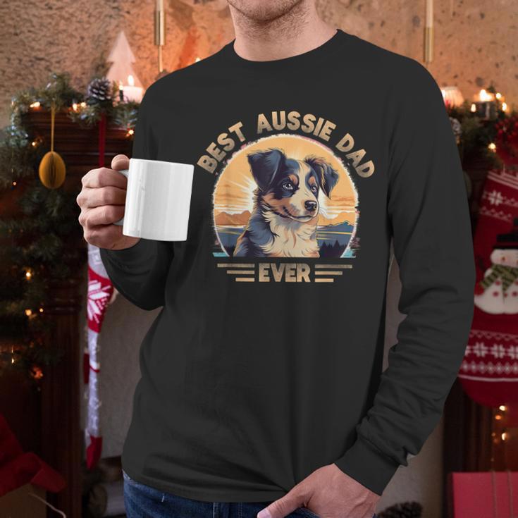 Aussie DAD Australian Shepherd Men Long Sleeve T-Shirt