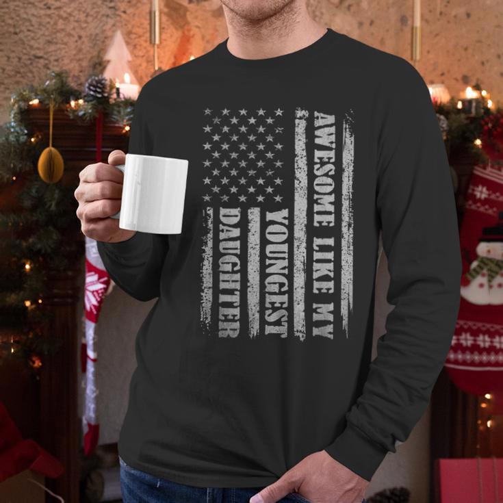 Awesome Like My Youngest Daughter Men For Dad Men Long Sleeve T-Shirt