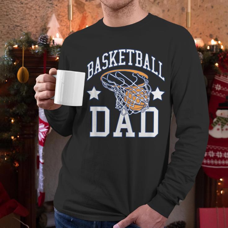 Basketball Dad Coach Sports Fan Men Long Sleeve T-Shirt