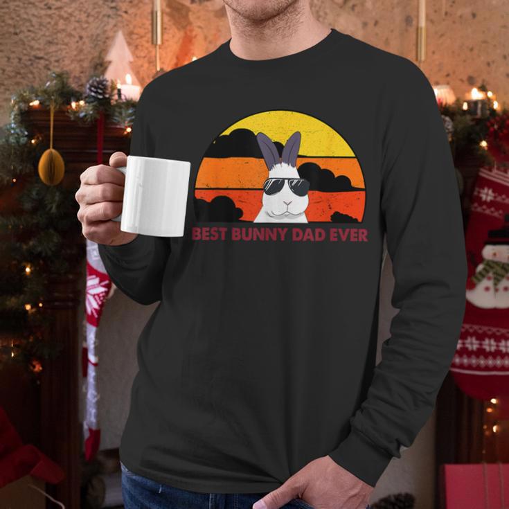 Best Bunny Dad Ever Rabbit Jumper Dad Men Long Sleeve T-Shirt Best Bunny Dad Ever Rabbit Jumper Dad Men Long Sleeve T-Shirt