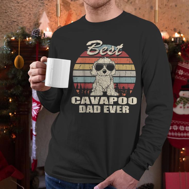 Best Cavapoo Dad Ever Vintage Retro Dog Dad Men Long Sleeve T-Shirt Best Cavapoo Dad Ever Vintage Retro Dog Dad Men Long Sleeve T-Shirt