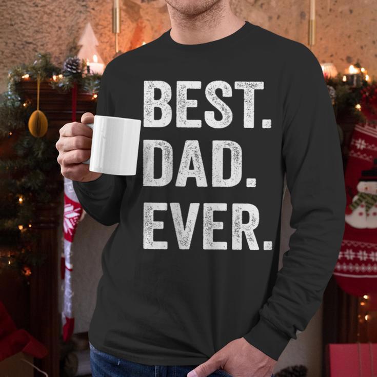 Best Dad EverShirt Men Husband Men Long Sleeve T-Shirt