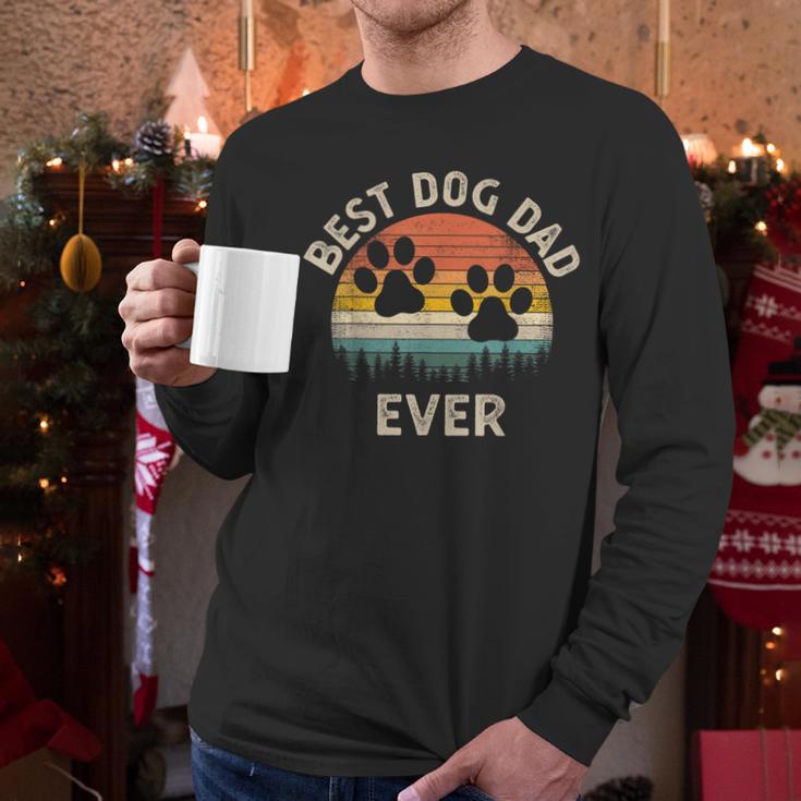 Best Dog Dad Ever Vintage Father's Day Dog Lover Men Long Sleeve T-Shirt Best Dog Dad Ever Vintage Father's Day Dog Lover Men Long Sleeve T-Shirt