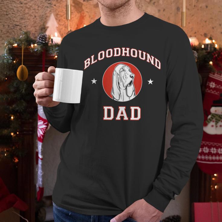 Bloodhound Dad Dog Father Men Long Sleeve T-Shirt