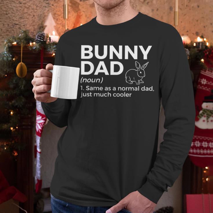 Bunny Dad Definition Rabbit Lover Men Long Sleeve T-Shirt