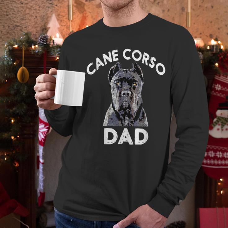 Cane Corso Dad Italian Mastiff T-Shirt Men Long Sleeve T-Shirt