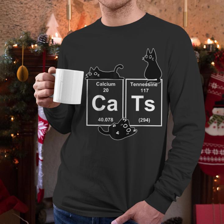 Cat Chemistry Periodic Table Cat Dad Cat Mom Men Long Sleeve T-Shirt Cat Chemistry Periodic Table Cat Dad Cat Mom Men Long Sleeve T-Shirt