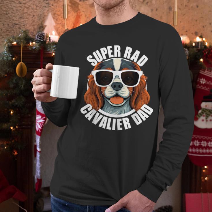 Cavalier King Charles Spaniel Dad Father’s Day Men Long Sleeve T-Shirt