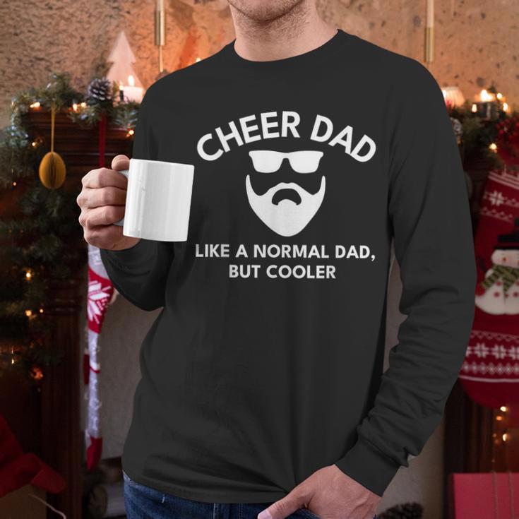 Cheer Dad Cheerleading Bearded Definition Men Long Sleeve T-Shirt