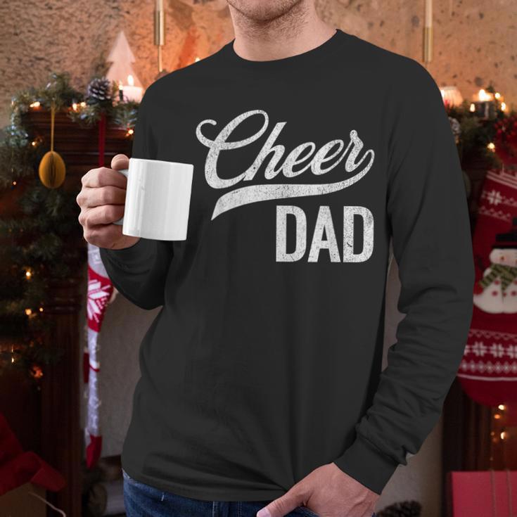 Cheer Dad Green Cheerleading Matching Parents Men Long Sleeve T-Shirt