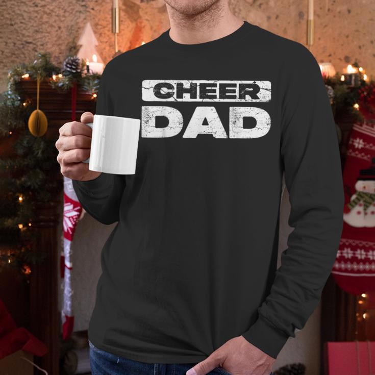 Cheer Dad Shirt Men Fathers Day Cheerleading Dad Men Long Sleeve T-Shirt