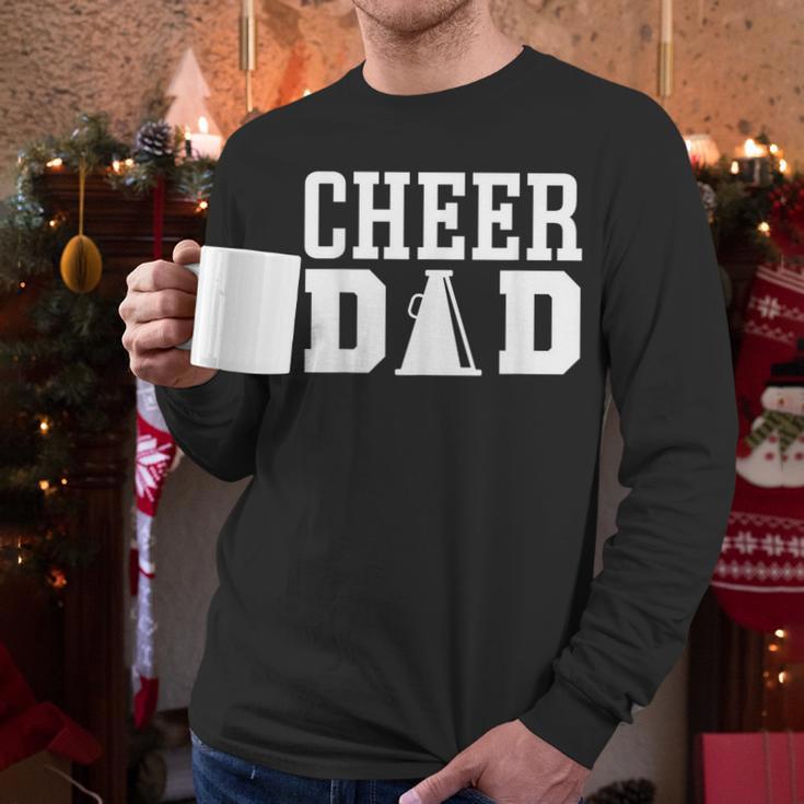 Cheerleading Dad Apparel For Cheer Dad Men Long Sleeve T-Shirt