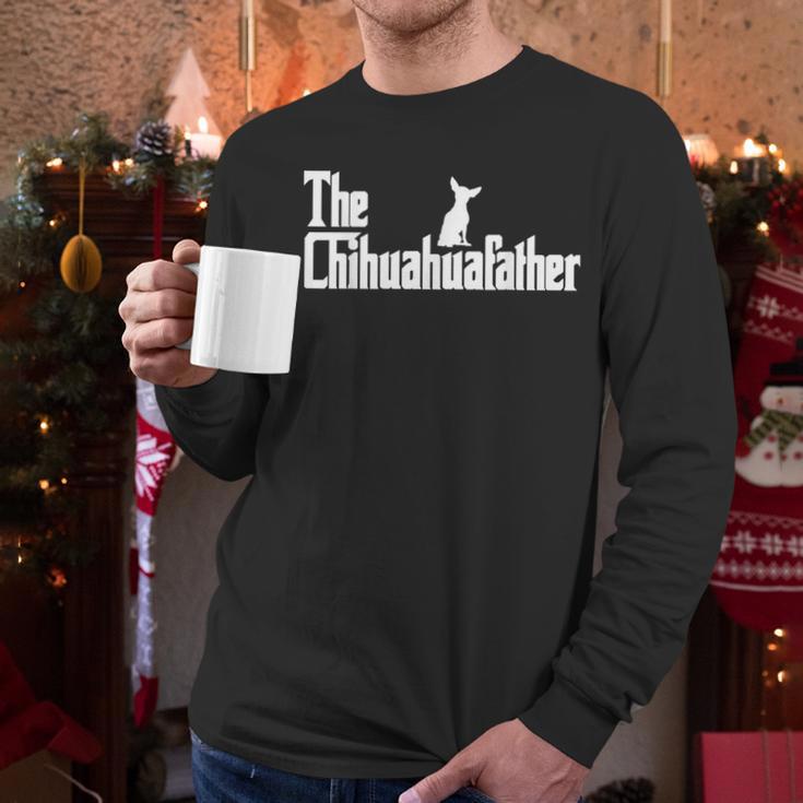 The Chihuahua Dad For Chihuahua Dad Men Dog Lovers Men Long Sleeve T-Shirt