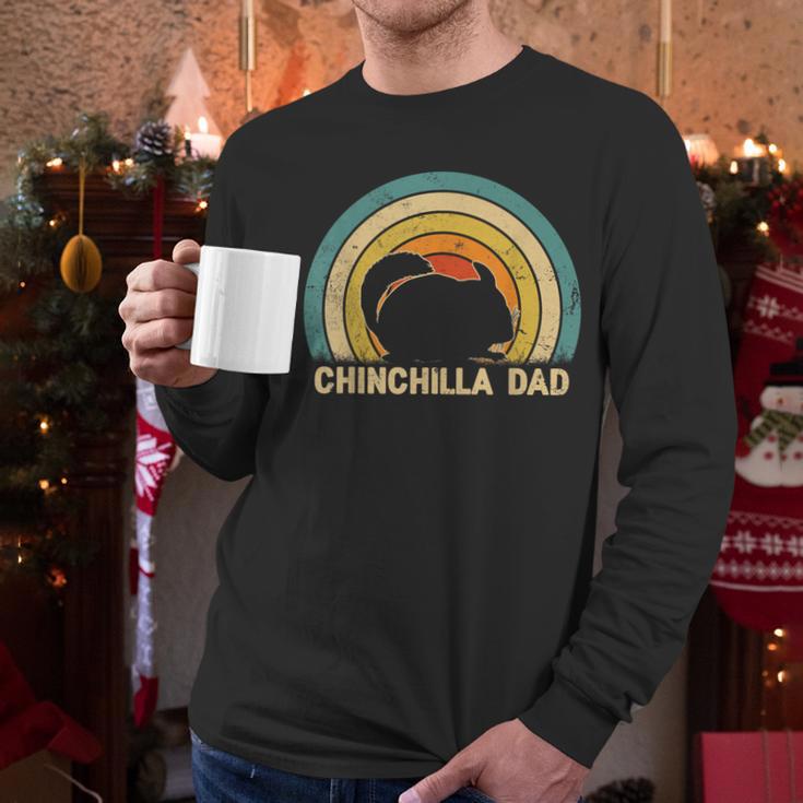 Chinchilla Dad Father's Day Chinchilla Lover Dad Daddy Men Long Sleeve T-Shirt