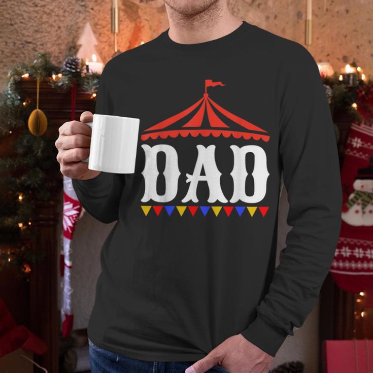 Circus Dad Of The Birthday Boy & Girl Carnival Family Outfit Men Long Sleeve T-Shirt