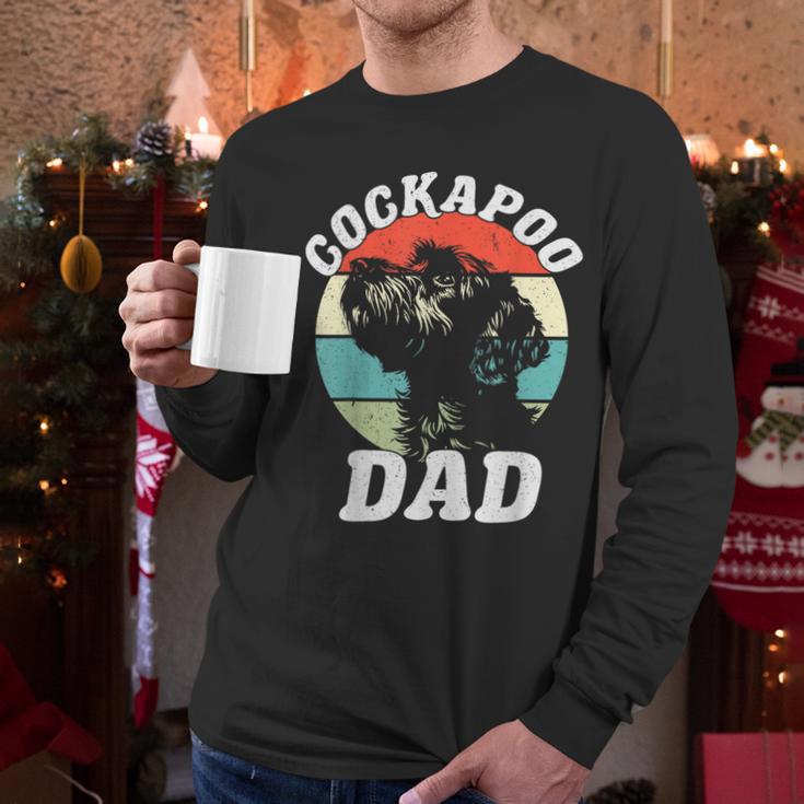 Cockapoo Dad Dog Father's Day Vintage Pet Men Women Kids Men Long Sleeve T-Shirt Cockapoo Dad Dog Father's Day Vintage Pet Men Women Kids Men Long Sleeve T-Shirt
