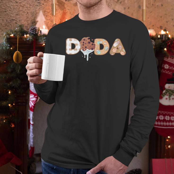 Cookies Dada 1st Birthday Milk Party Family Matching Men Long Sleeve T-Shirt Cookies Dada 1st Birthday Milk Party Family Matching Men Long Sleeve T-Shirt