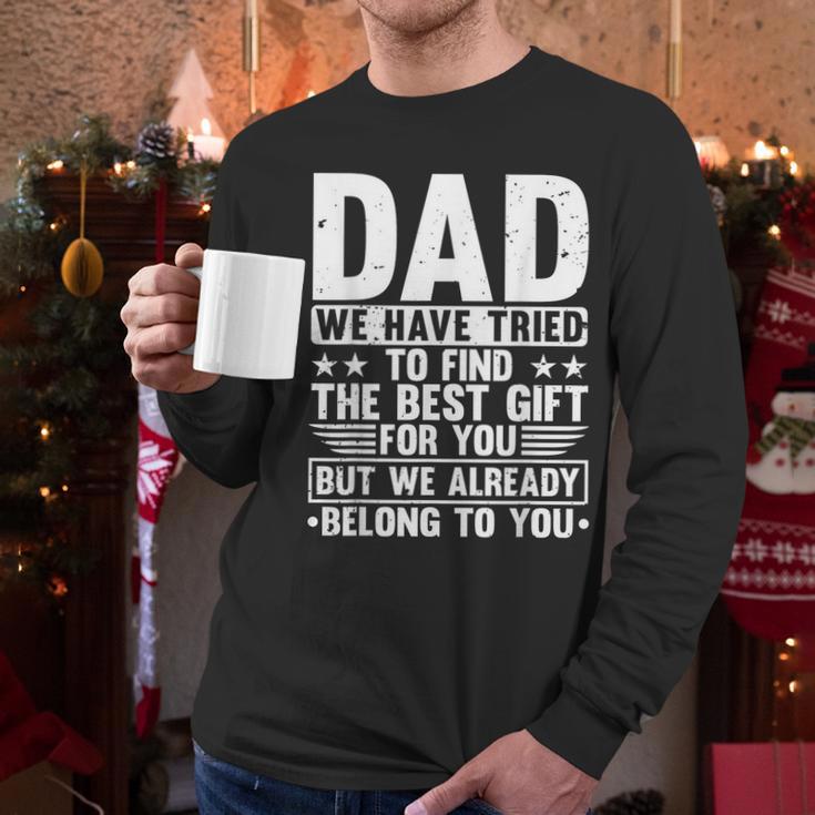 Cool Dad Art For Father Dad Stepfather From Son Daughter Men Long Sleeve T-Shirt Cool Dad Art For Father Dad Stepfather From Son Daughter Men Long Sleeve T-Shirt