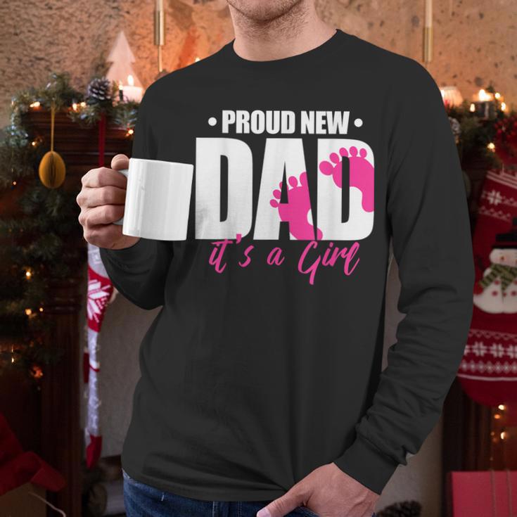 Cool Parent Apparel Proud New Dad It's A Girl Classic Fit Short Sleeve Crew Neck T-Shirt Small Men Long Sleeve T-Shirt