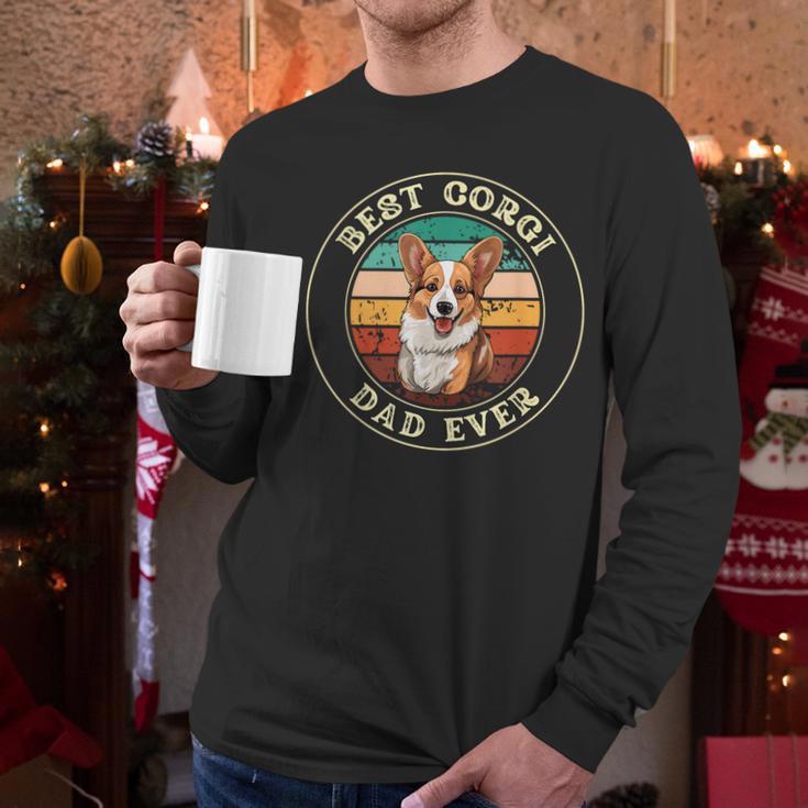 Corgi Dad Idea For Men Men Long Sleeve T-Shirt