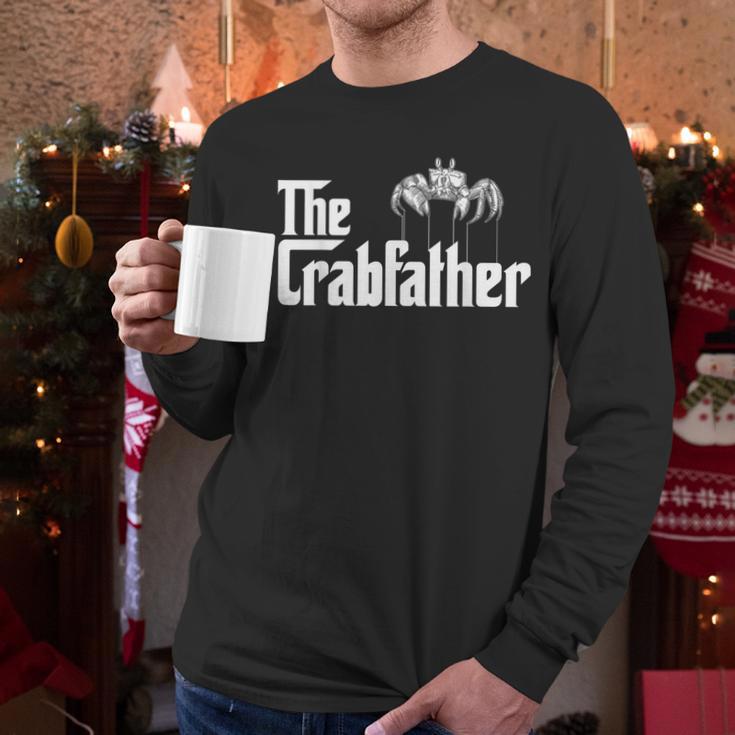 Crab Fishing Dad The Crabfather Men Long Sleeve T-Shirt Crab Fishing Dad The Crabfather Men Long Sleeve T-Shirt