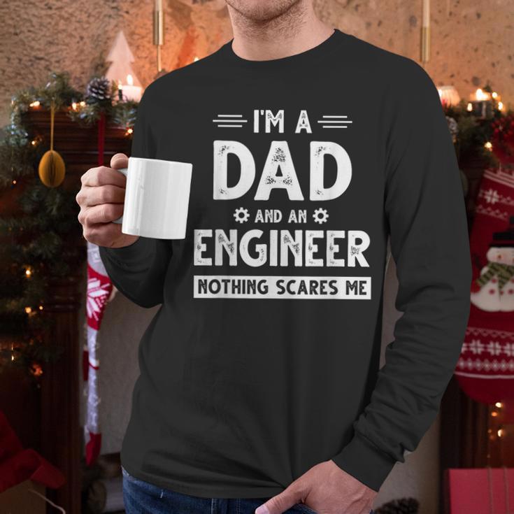 Cute Engineer Dad Men Father's Day Mechanical Engineering Men Long Sleeve T-Shirt Cute Engineer Dad Men Father's Day Mechanical Engineering Men Long Sleeve T-Shirt