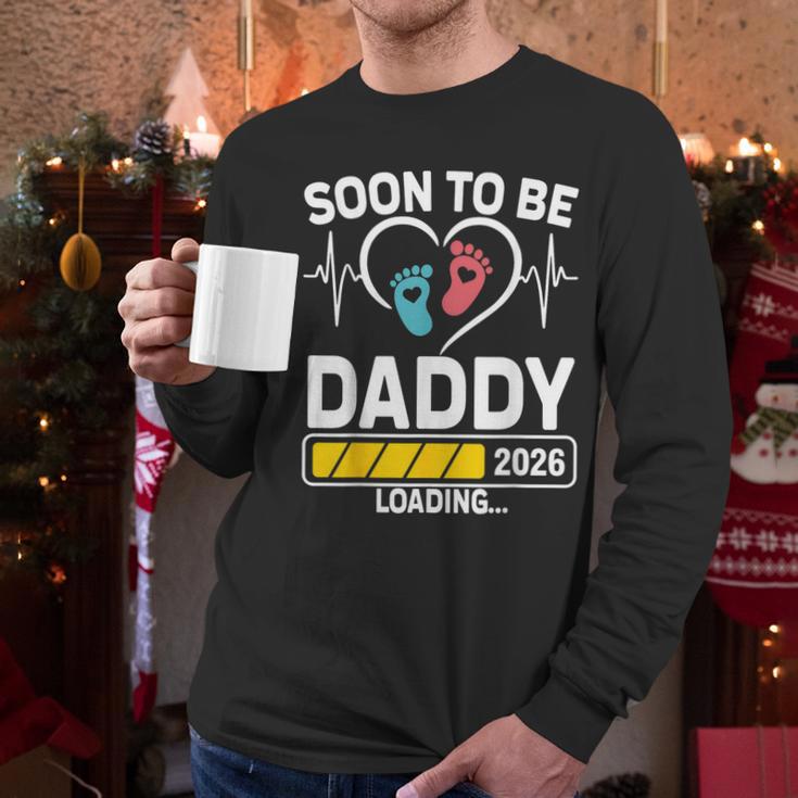 Dad To Be 2026 Loading Dad Est 2026 Promoted To Daddy Men Long Sleeve T-Shirt Dad To Be 2026 Loading Dad Est 2026 Promoted To Daddy Men Long Sleeve T-Shirt