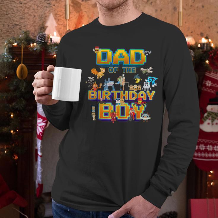 Dad Of The Birthday Boy Brainrot Meme Kids Teens Boys Men Long Sleeve T-Shirt