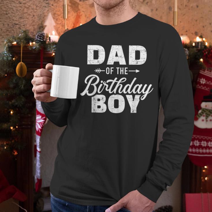 Dad Of The Birthday Boy Matching Family Party Men Long Sleeve T-Shirt