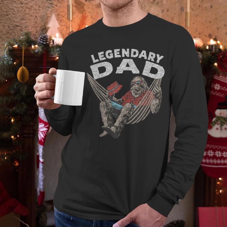 Dad Legendary Saying Men Long Sleeve T-Shirt Dad Legendary Saying Men Long Sleeve T-Shirt