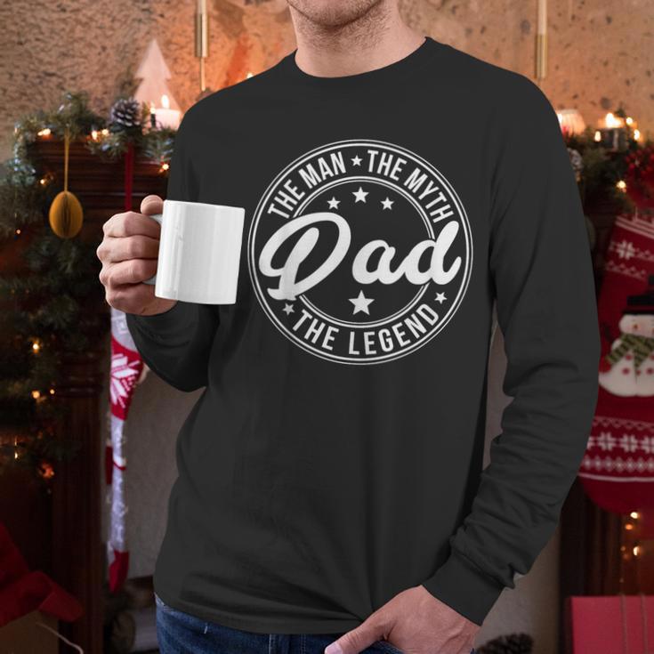 DAD The Man The Myth The Legend Father's Day Men Long Sleeve T-Shirt