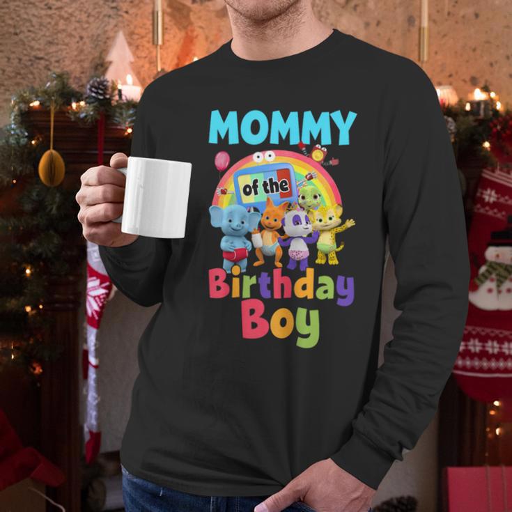 Dad And Mom Mommy Of The Birthday Boy Family Party Decor Men Long Sleeve T-Shirt